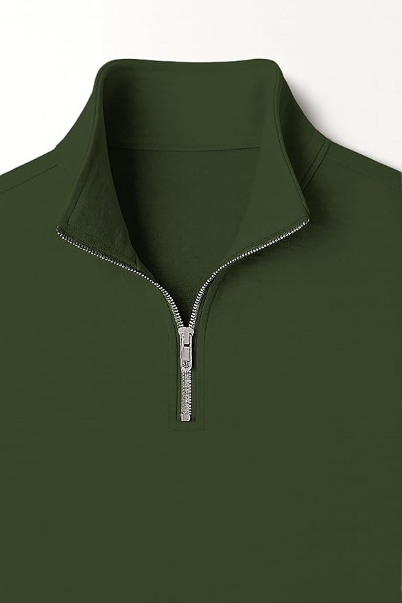 pullexter's Men’s Fleece Half-Zip High Neck Sweatshirt