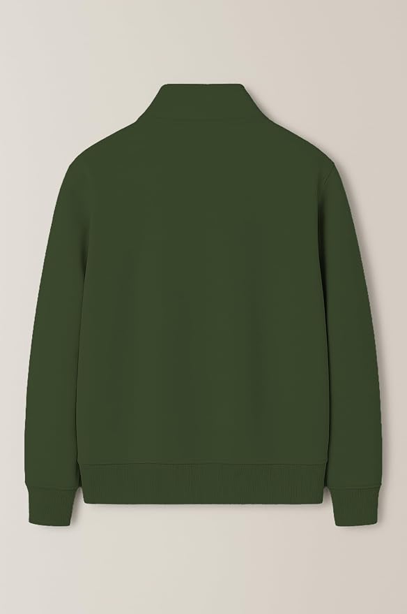 pullexter's Men’s Fleece Half-Zip High Neck Sweatshirt